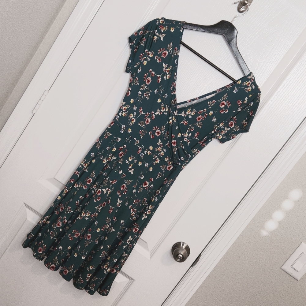 Floral Print Knit Dress